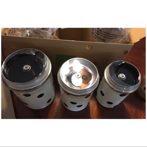 🆕 Kate Spade New York Deco Dot Canisters Set of 3 - Picture 3 of 6